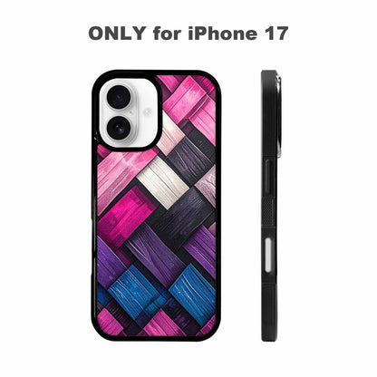 iPhone 17 Case — Genderfluid Flag Color Theme Original Art, Custom Art Phone Cover