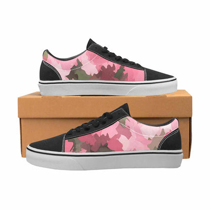 MEN'S Military Camouflage Blotch Canvas Lace-Up Grunge Sneakers