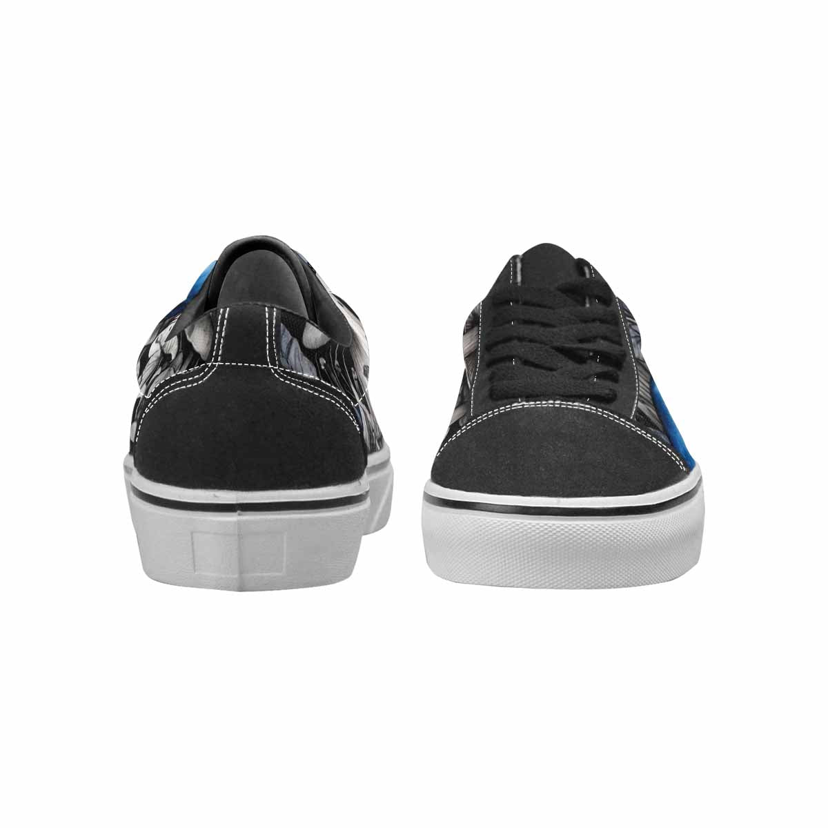 WOMEN'S Mushrooms (general) Lace-Up Canvas Vivid Custom Sneakers