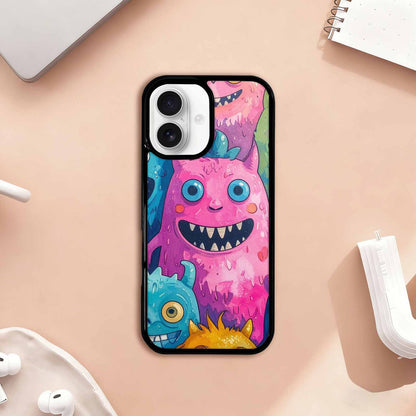 iPhone 17 Case — Seamless Repeating Pattern Of Cartoon Cute, Custom Designed Case Cover
