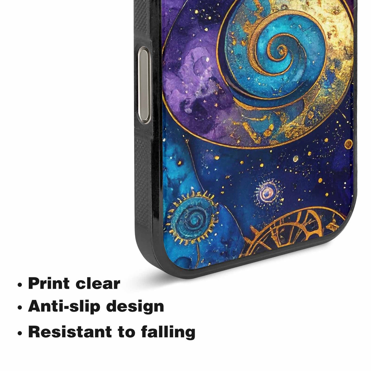 iPhone 16 Pro Case — Steampunk Galaxy Custom, Custom Art Phone Cover
