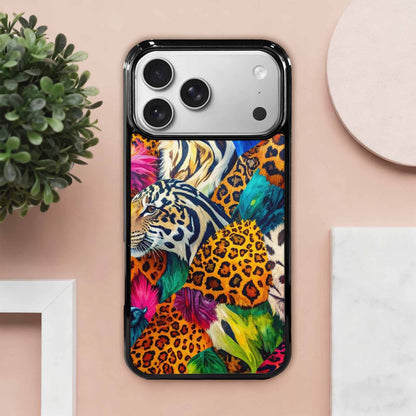 iPhone 17 Pro Max Case — Full Color Vibrant Animal Print, Custom Print Case Cover