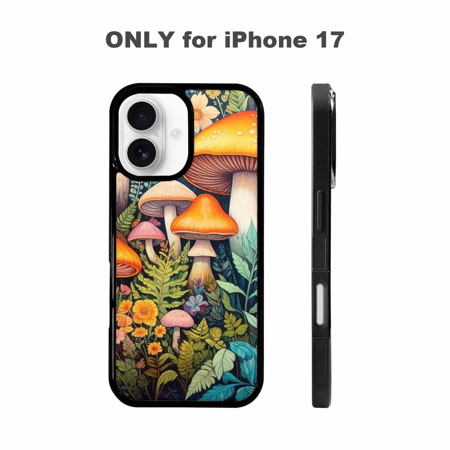 iPhone 17 Case — Mushrooms Botanicalmushrooms P Eb7 Floral, Original Design Phone Case