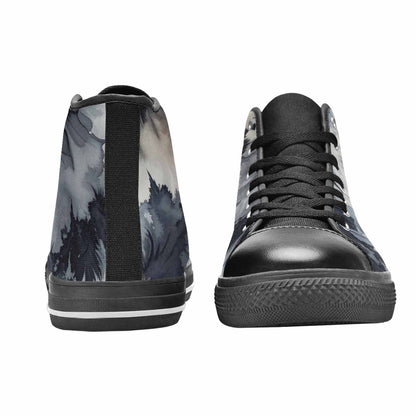 MEN'S Tie Dye - High Top Canvas Surreal Shoes