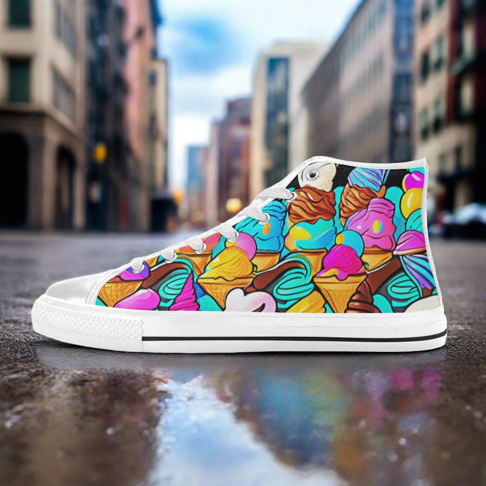 Wolf Pastel Soft Vivid Bold Art - Freaky Shoes