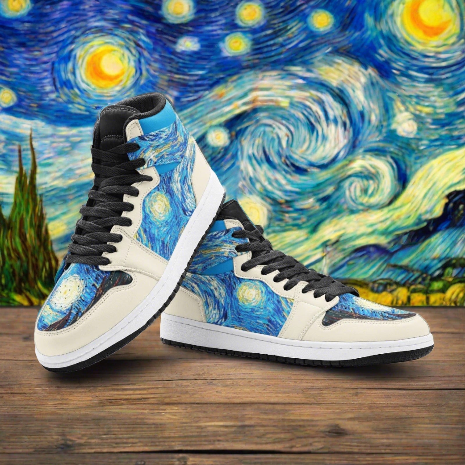 Mermaid Pink Cream Vivid Bold Art - Freaky Shoes