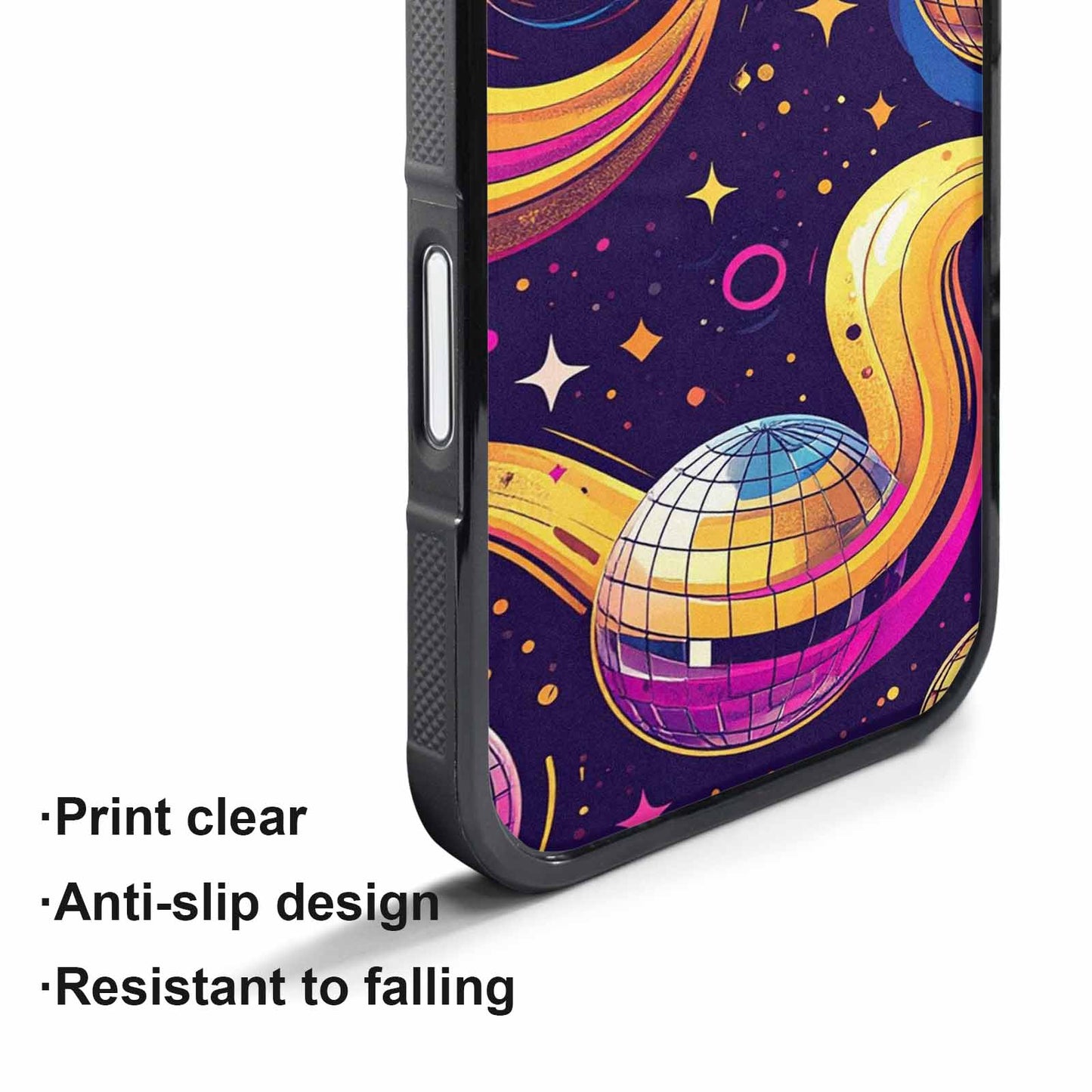 iPhone 17 Pro Max Case — Disco Cartoon Art Pattern Cartoon Cute, Custom Art Phone Cover