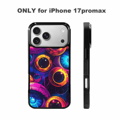 iPhone 17 Pro Max Case — Seamless Tileable Pattern Of Cartoon Cute, Customized Protective Case