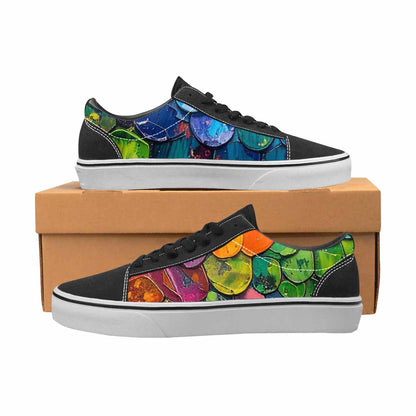 WOMEN'S Reptile Scale Lace-Up Canvas Aesthetic Shoes