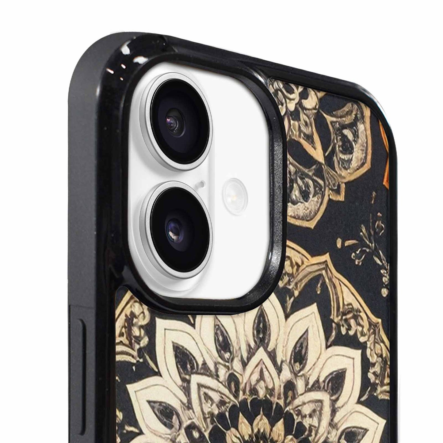 iPhone 17 Case — Small Mandala Pattern, Randomly Floral, Unique Phone Case Design