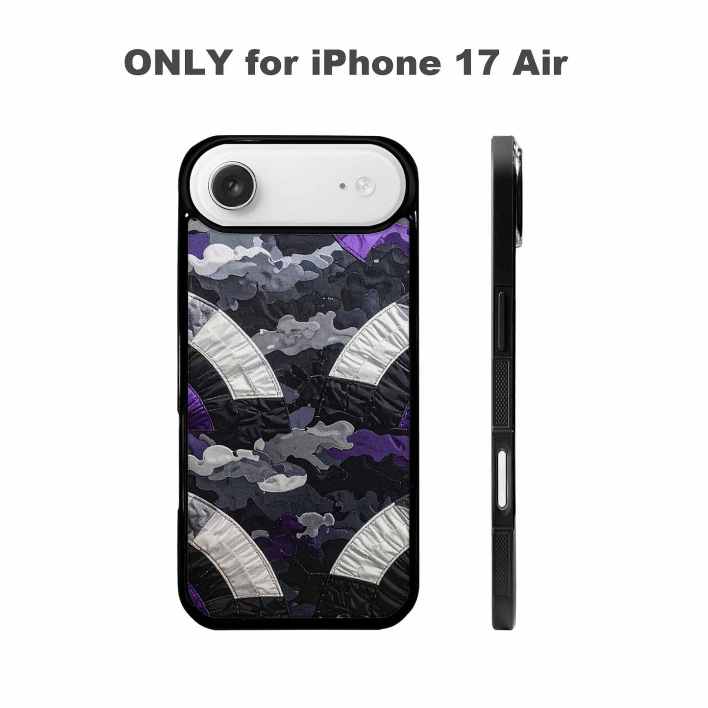 iPhone 17 Air Case — Vivid Camo Asexual Pride Camo, Personalized Phone Case