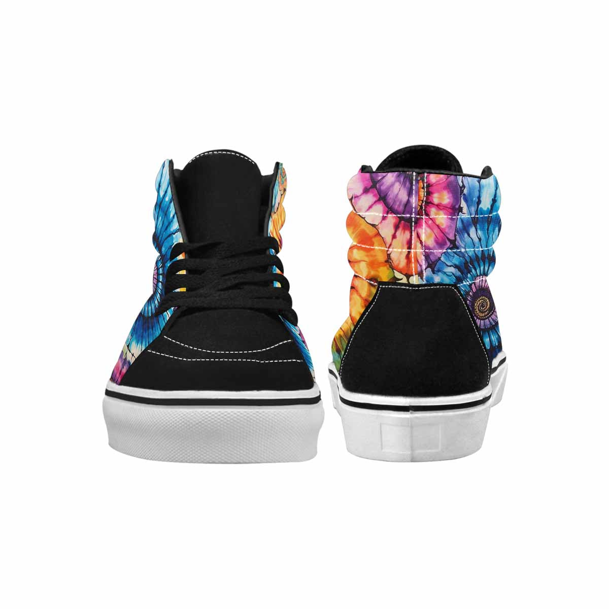 MEN'S Tie High Top Canvas Aesthetic Custom Shoes