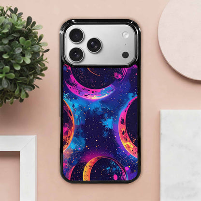 iPhone 17 Pro Max Case — Neon Winter Moon Cartoon Cute, Original Design Phone Case