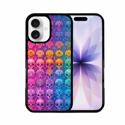 iPhone 17 Case — Ornate Candy Color Skull Gothic Skulls, Personalized Phone Case