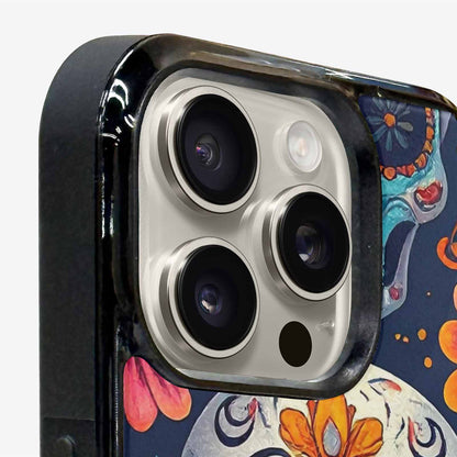 iPhone 16 Pro Max Case — Day Of Dead Sugar Skull Custom, Custom Made Phone Cover