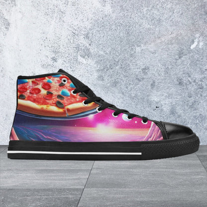 Monarch Purple Teal Custom WOMEN Bold Art - Freaky Shoes | Custom Art Sneakers