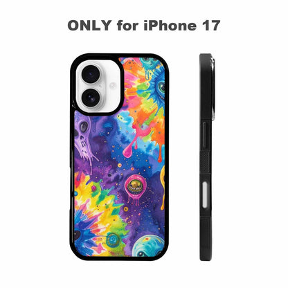 iPhone 17 Case — Aliens Tie Dyemelting Aliens Tie Dye, Original Design Phone Case