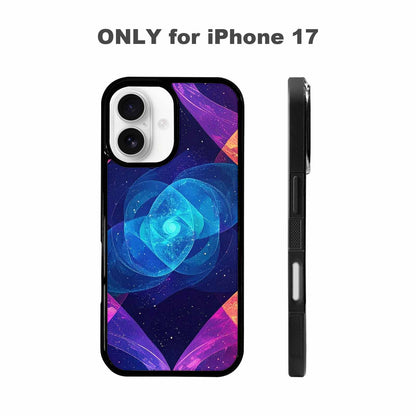 iPhone 17 Case — Rose Galaxy Art Seamless Galaxy Space, Custom Printed Phone Case