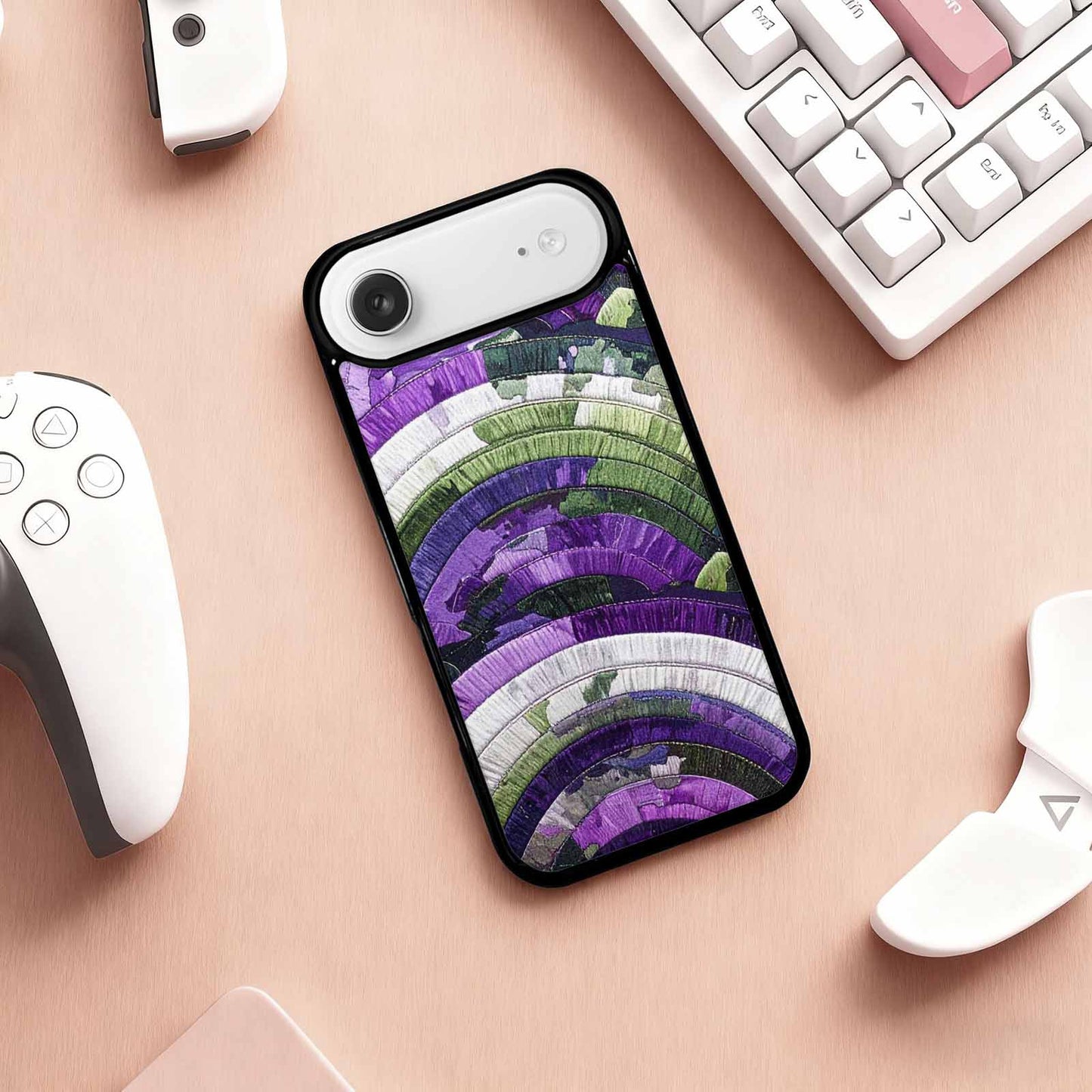 iPhone 17 Air Case — Vivid Camo Genderqueer Pride Camo, Original Design Phone Case