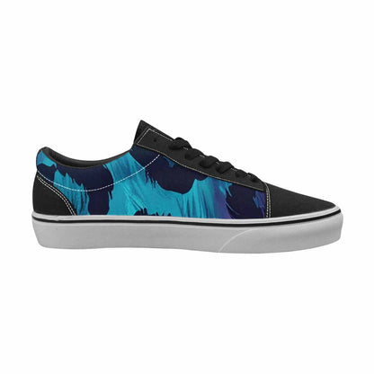WOMEN'S Leopard Neon Pink Teal Airbrush Canvas Lace-Up Grunge Custom Shoes