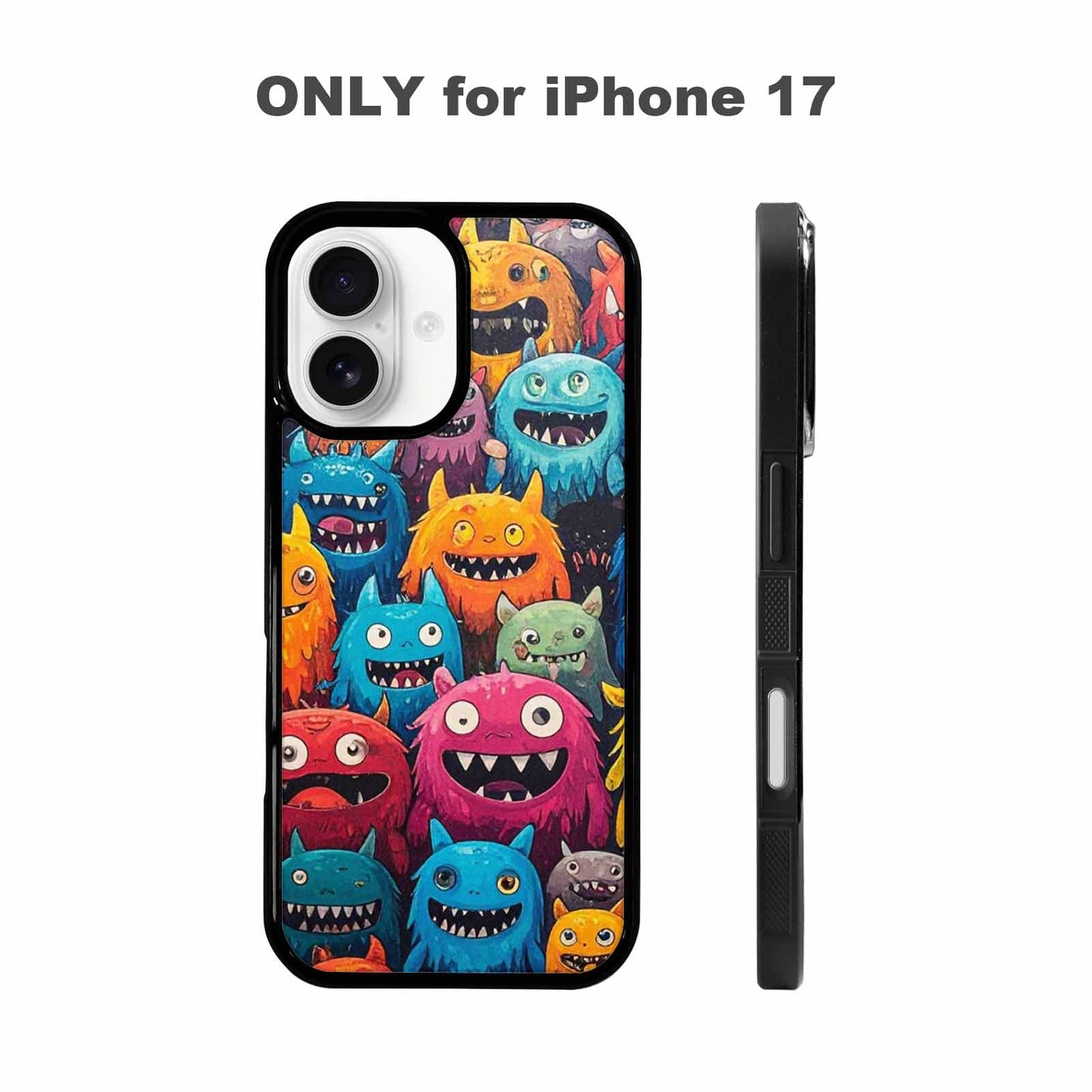 iPhone 17 Case — Monsters (general) Cartoon Monst V6k Cartoon, Custom Printed Phone Case