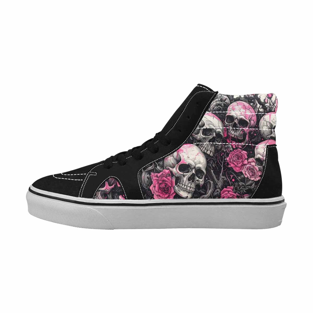 MEN'S Skull Roses High Top Canvas Aesthetic Shoes