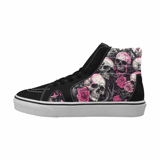 MEN'S Skull Roses High Top Canvas Aesthetic Shoes
