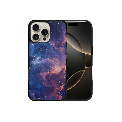 iPhone 16 Pro Max Case — Nebula Texture With Dense Star Cluster, Custom Print Case Cover