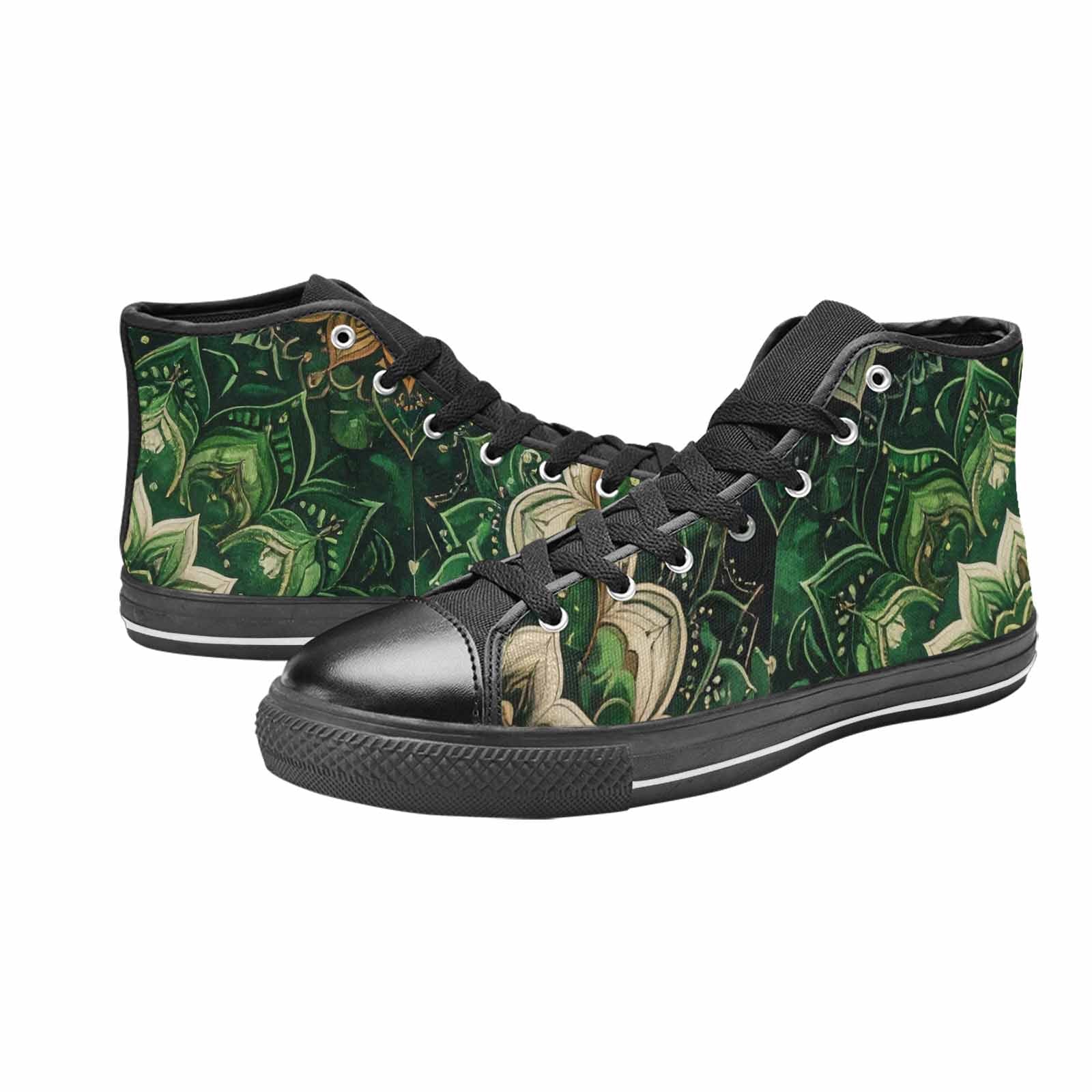 MEN'S Mandala High Top Canvas Grunge Sneakers