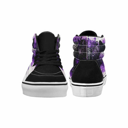 MEN'S Animal Print High Top Canvas Vibrant Chaos Sneakers