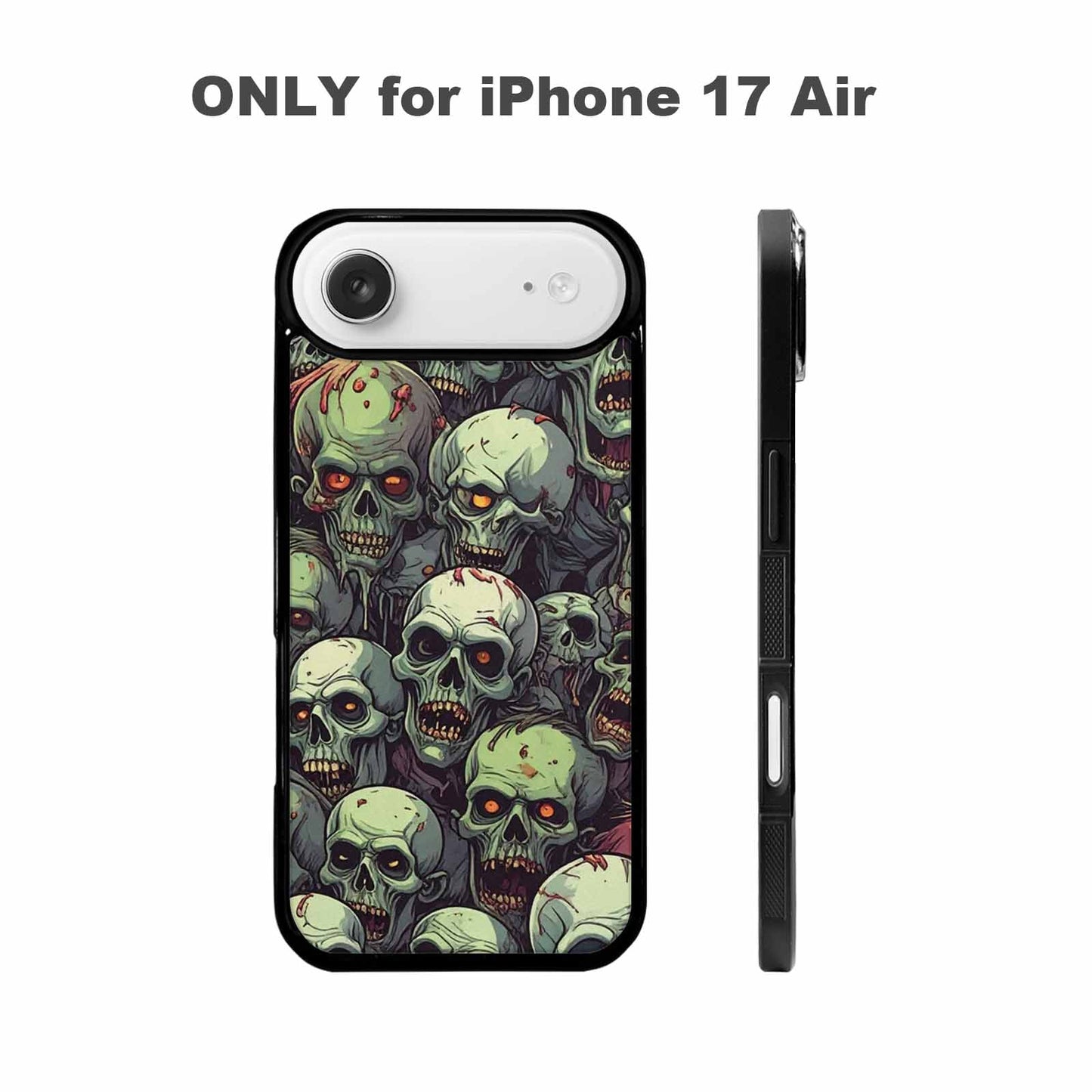 iPhone 17 Air Case — Zombie Head Pattern Hundreds Of Gothic, Customized Protective Case