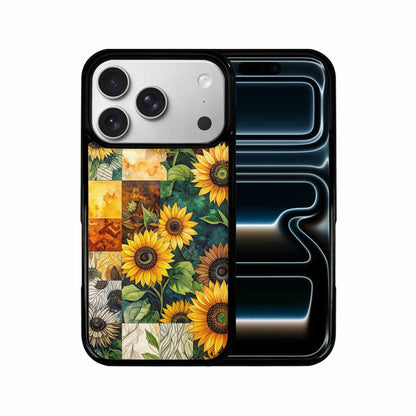 iPhone 17 Pro Case — Small Sunflower Pattern Randomly Varying Floral, Unique Phone Case Design