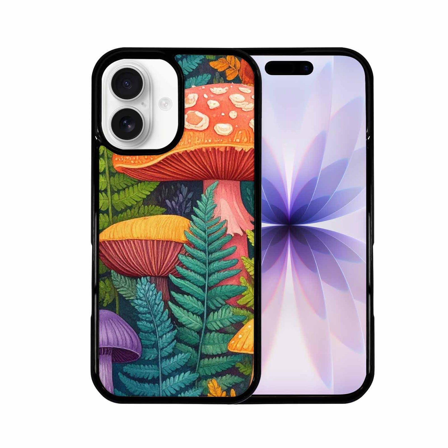 iPhone 17 Case — Mushrooms Botanicalmushrooms P Floral, Unique Phone Case Design
