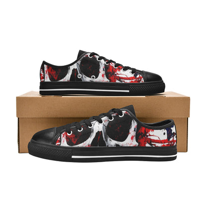 WOMEN'S Patriotic Splatter Canvas Dreamcore Sneakers