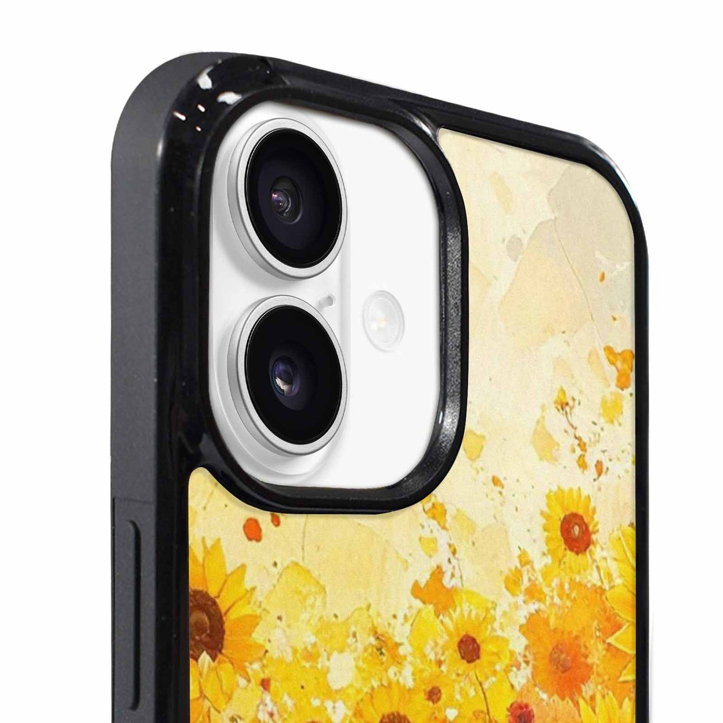 iPhone 17 Case — Full Color Vibrant Sunflower Floral, Custom Printed Phone Case