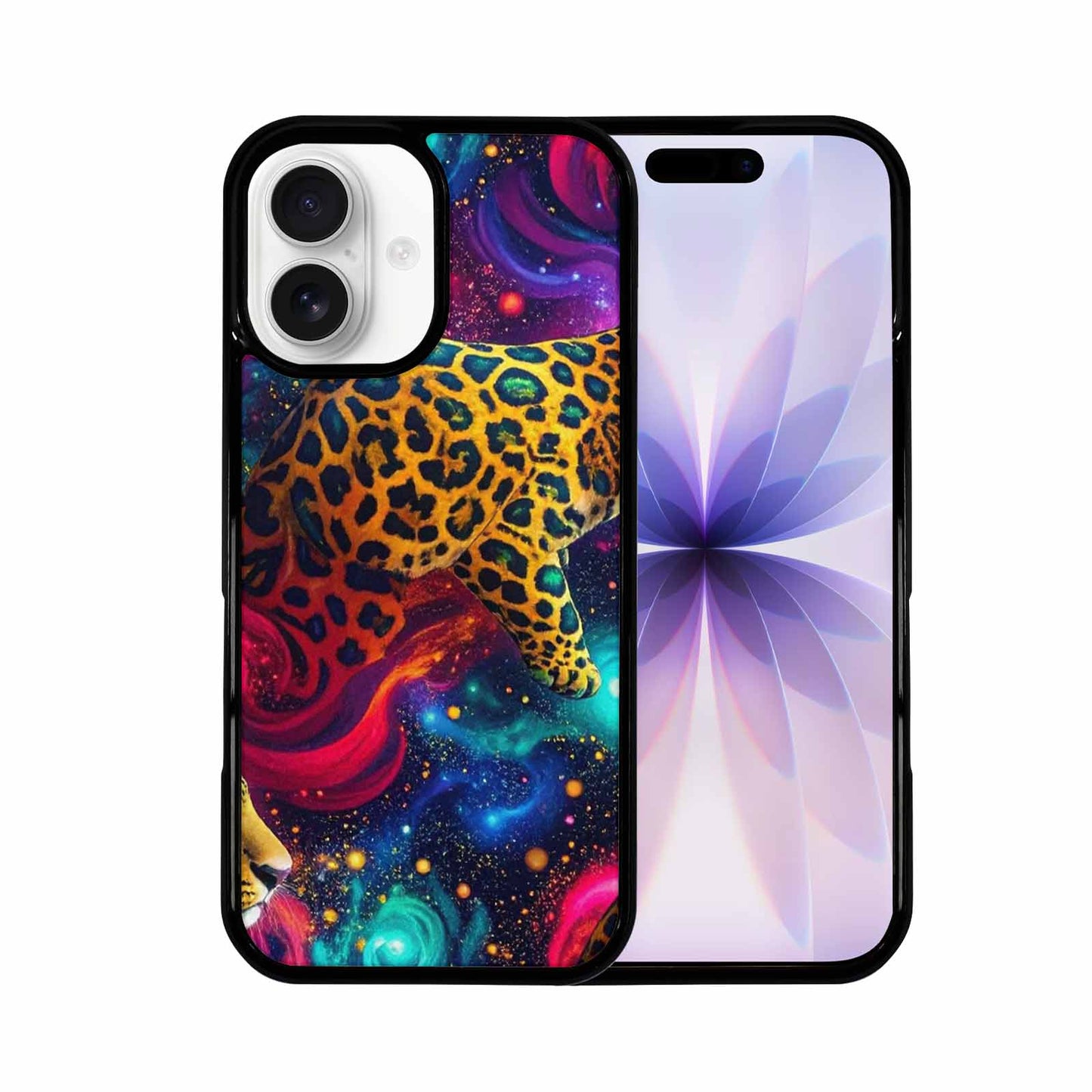 iPhone 17 Case — Leopard Print Galaxy Seamless Animal Print, Custom Print Case Cover