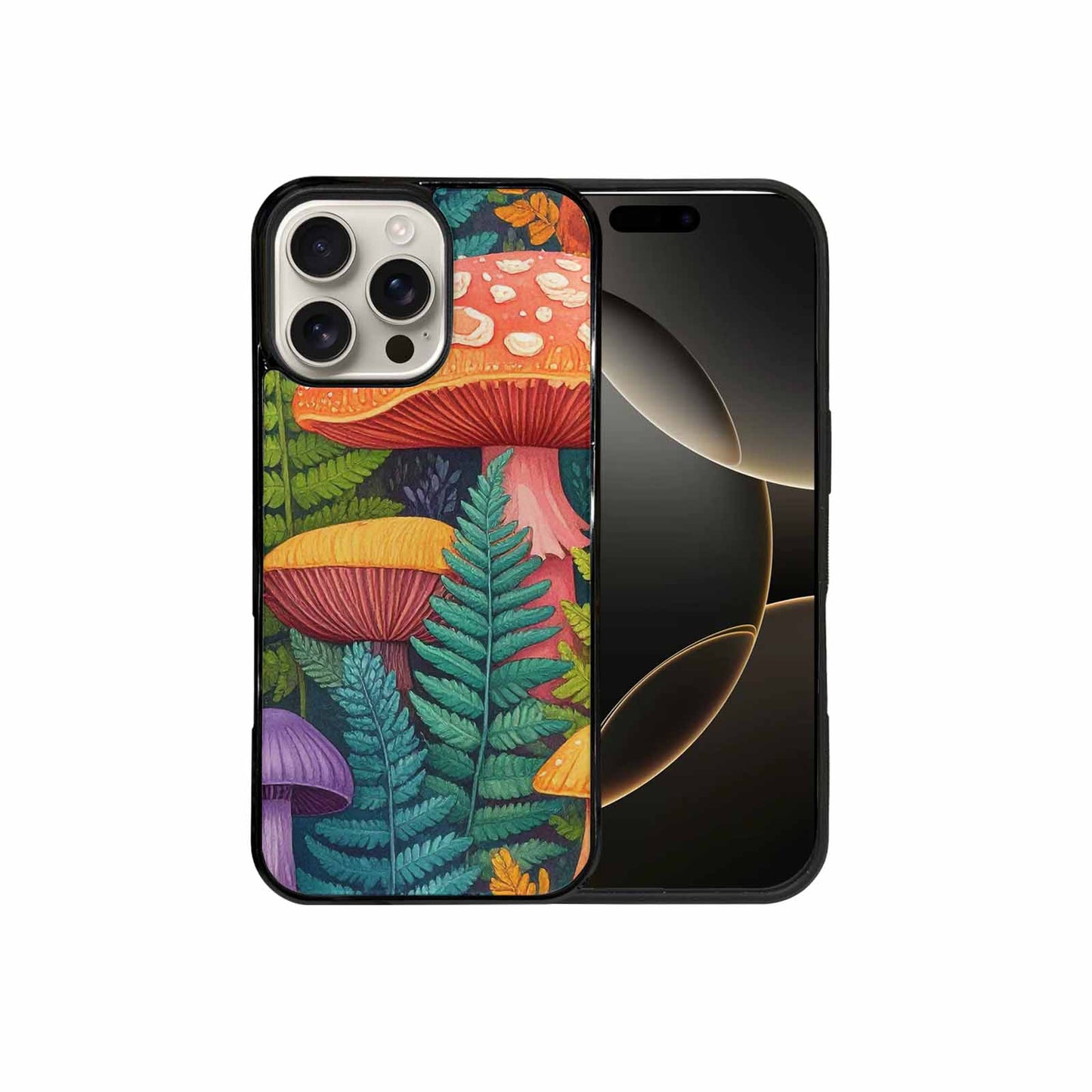 iPhone 16 Pro Max Case — Mushrooms Botanicalmushrooms P, Unique Phone Case Design