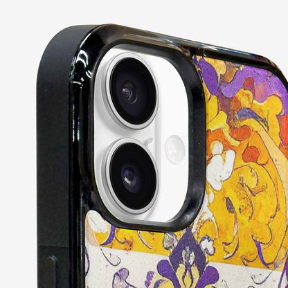 iPhone 16 Case — Nonbinary Flag Color Theme Small Rainbow, Unique Phone Case Design