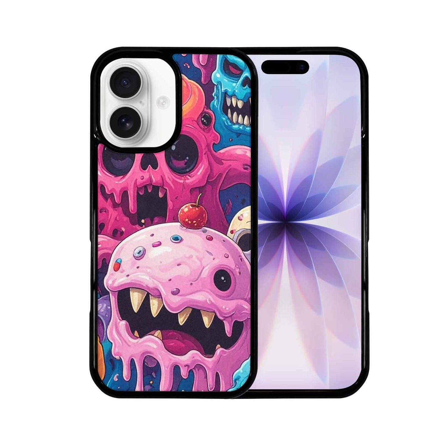 iPhone 17 Case — Ice Cream Monsters Skullsmelti Gothic Skulls, Customized Protective Case