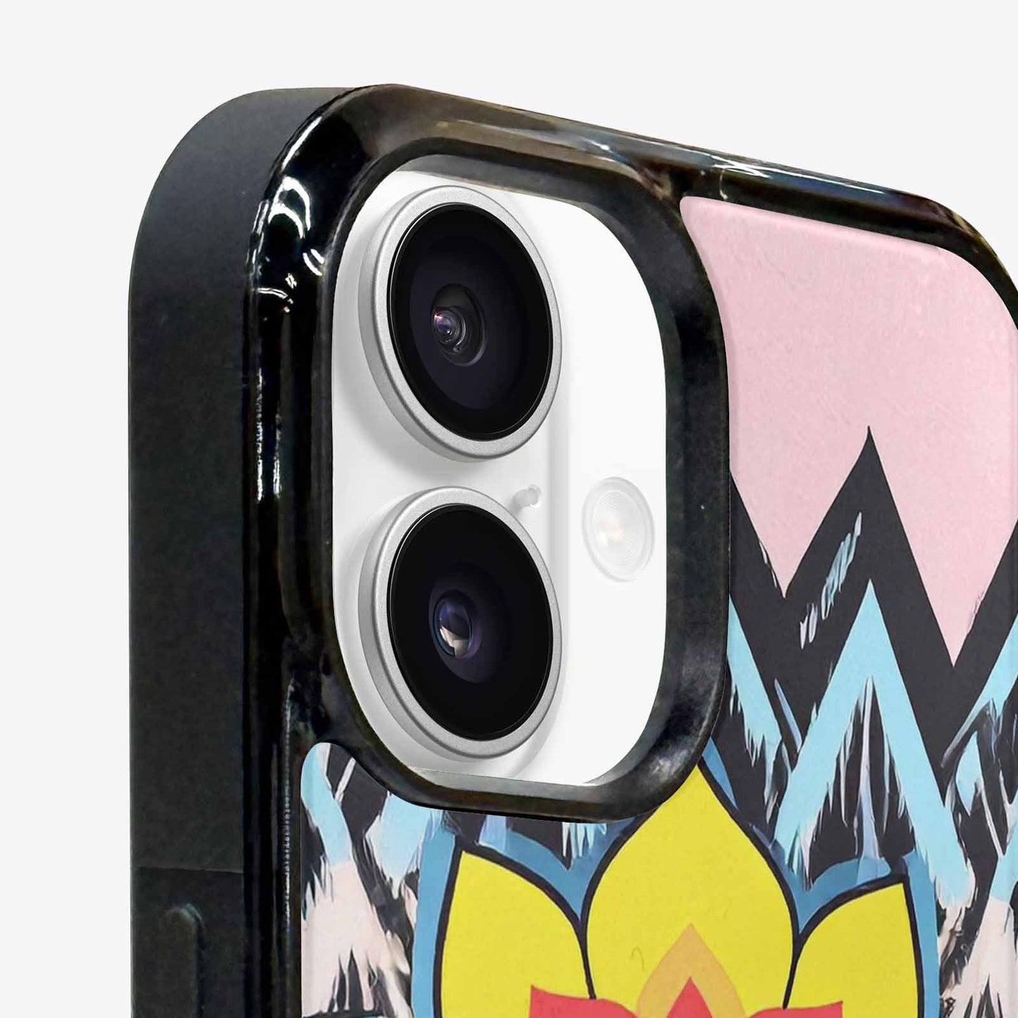 iPhone 16 Plus Case — 1960s Mod Cartoon Art Pattern, Custom Printed Phone Case