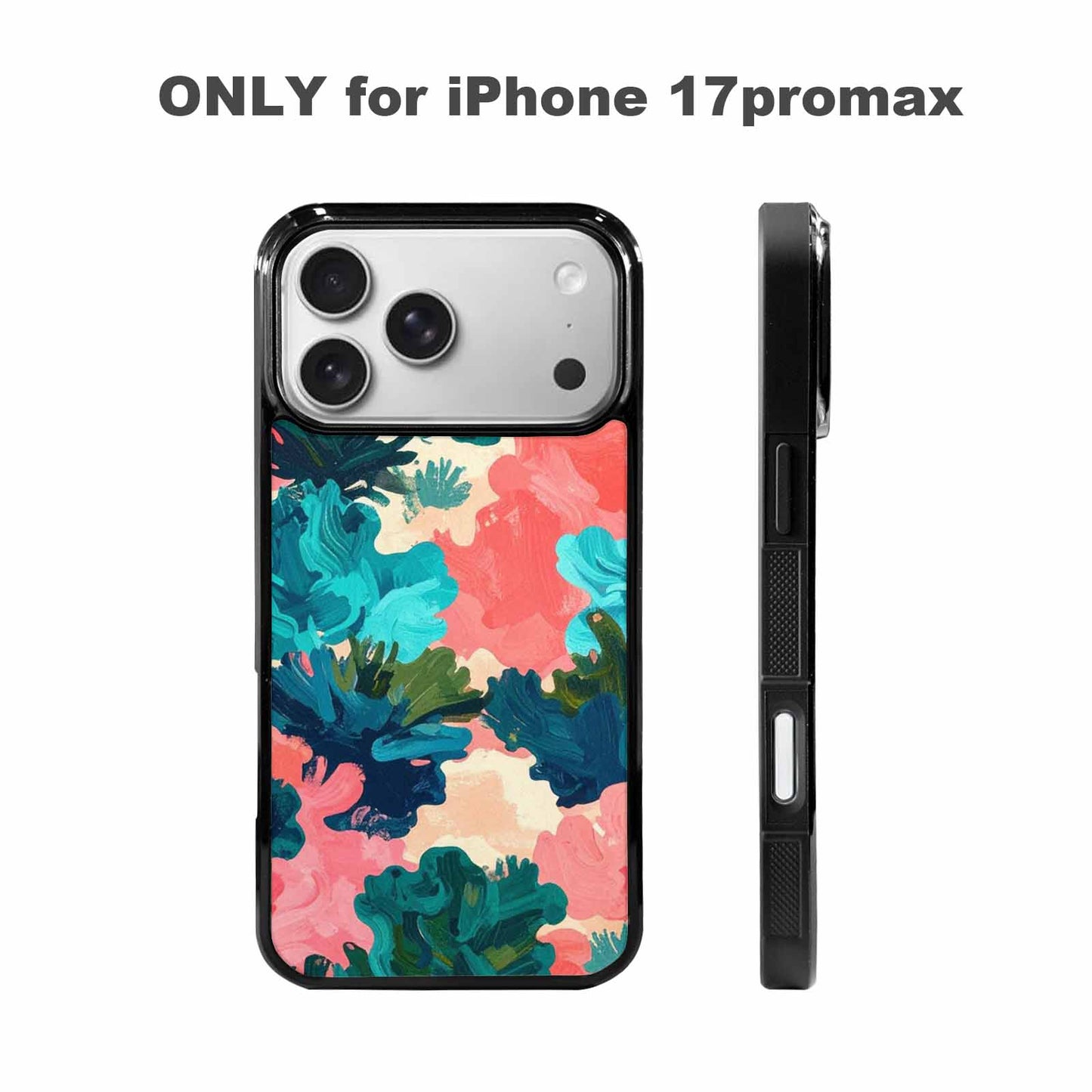 iPhone 17 Pro Max Case — Seamless Tileable Pattern Of Camo, Custom Made Phone Cover