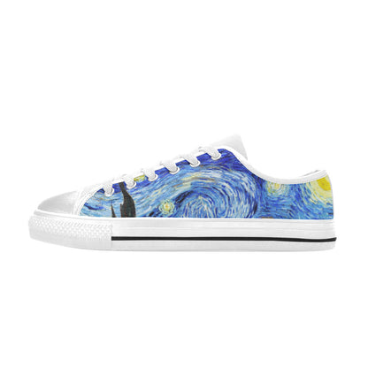 WOMEN'S Cc Starry Night Canvas Surreal Sneakers