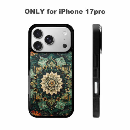 iPhone 17 Pro Case — Small Mandala Pattern Randomly Varying Floral, Custom Art Phone Cover