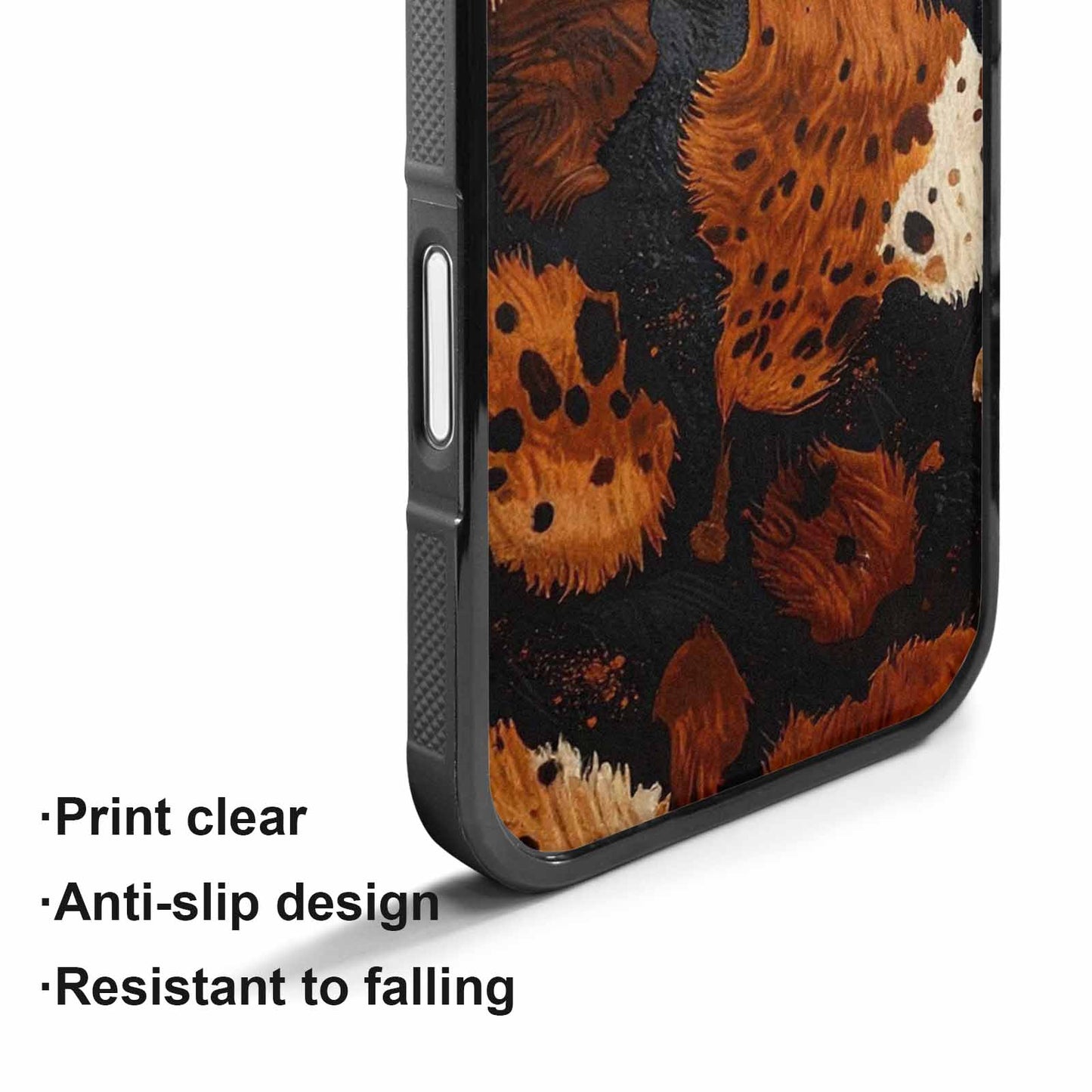 iPhone 17 Case — Small Cow Animal Print Animal Print, Custom Designed Case Cover