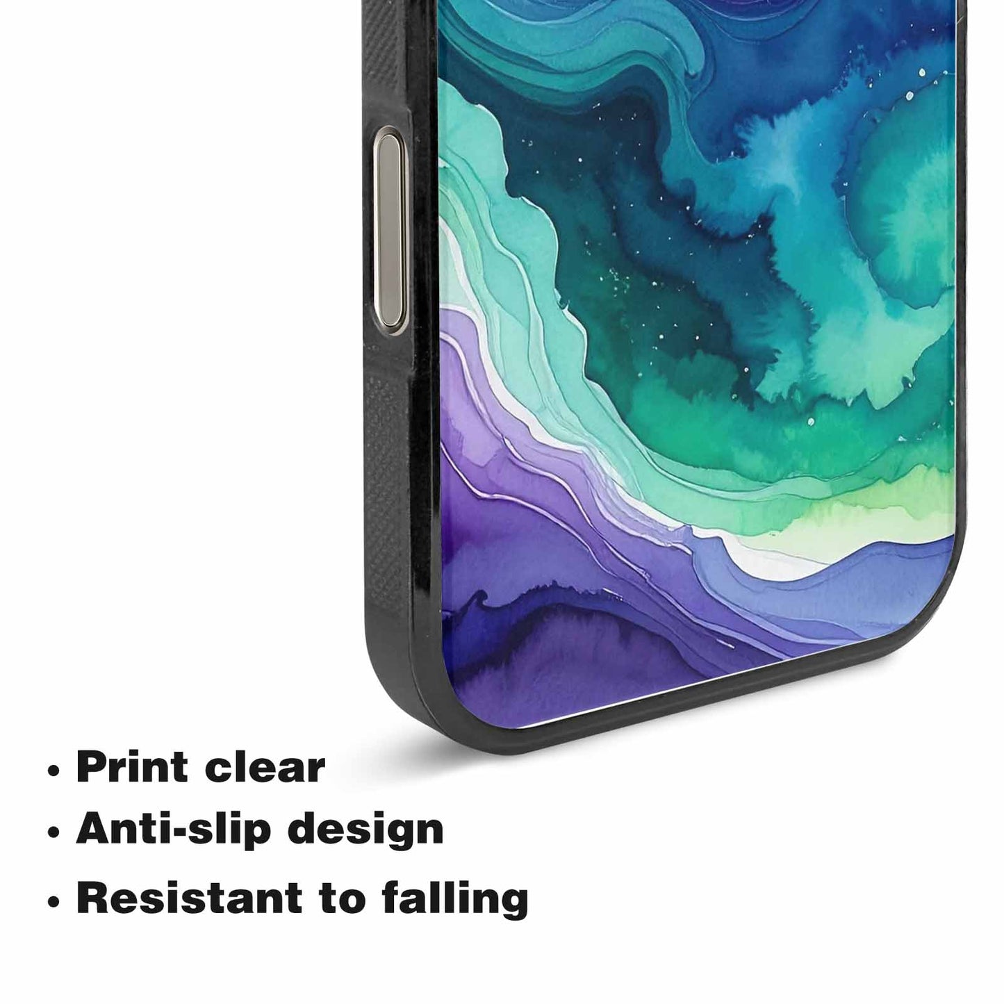 iPhone 15 Pro Max Case — Galaxy Aurora Nebula, Custom Made Phone Cover