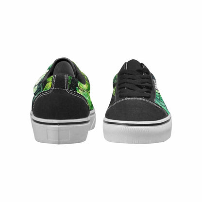 WOMEN'S Tie Lace-Up Canvas Surreal Custom Shoes
