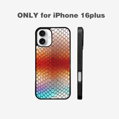 iPhone 16 Plus Case — Dark Snake Print Custom, Customized Protective Case