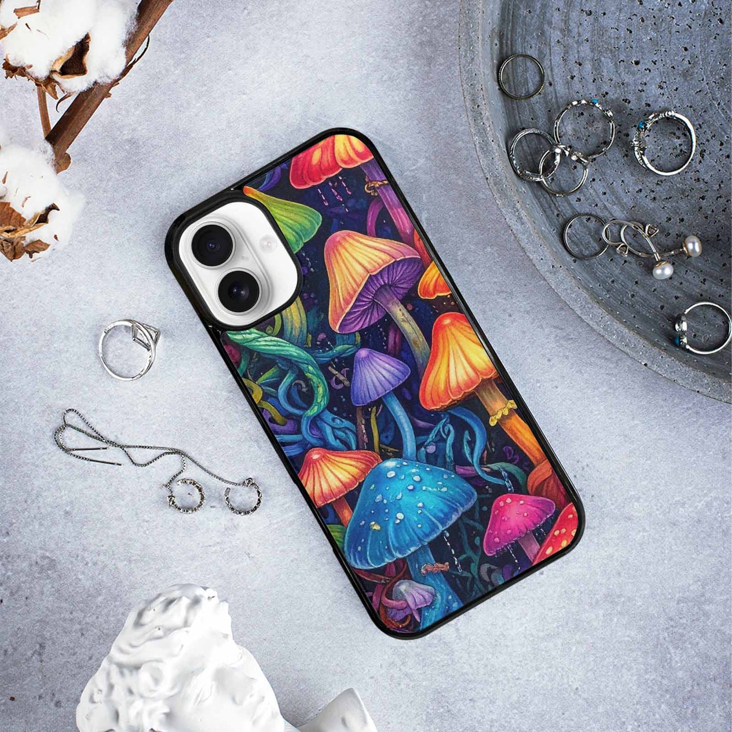 iPhone 16 Plus Case — More Overlapping Ontop Of Each Other, Custom Printed Phone Case