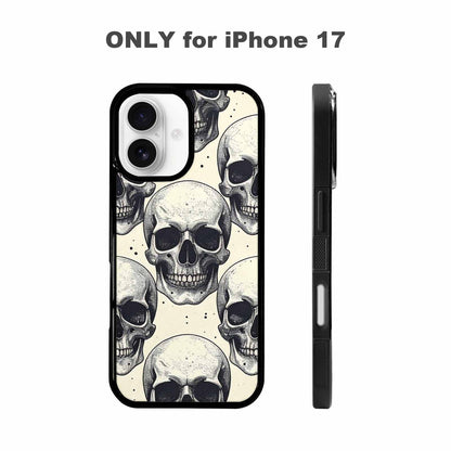 iPhone 17 Case — Skull Dark Art Gothic Print Gothic, Custom Art Phone Cover