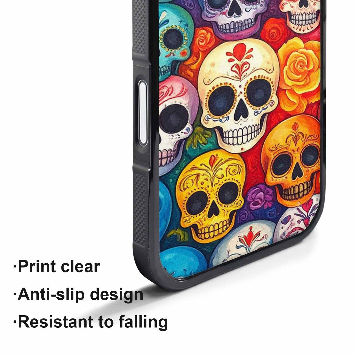 iPhone 17 Air Case — Small Skull Pattern Randomly Varying Gothic, Custom Designed Case Cover